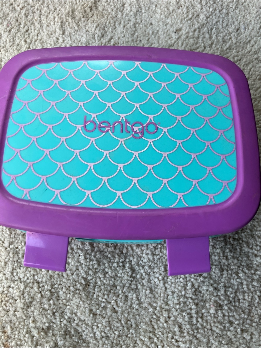 Bentgo Kids Lunch Box in Purple and Teal - Secure Snap Closure